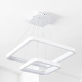  Brilagi - LED luster sa prigušivačem na sajli FALCON SLIM LED/78W/230V 50x50 cm bela + daljinski upravljač | Eponuda.com