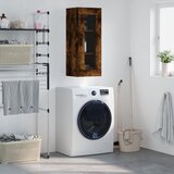 The Living Store Stenska omarica dimljeni hrast 34,5x34x90 cm - Stenska Omarica, (21435091) | Shoptok.si