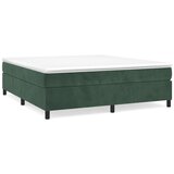 The Living Store Box spring postelja z vzmetnico temno zelena 180x200 cm žamet - Box Spring Postelja, (21491578) | Shoptok.si