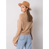 RUE PARIS Sweater-269-SW-5593.32-camel | Shoptok.si