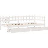 vidaXL Dnevni krevet s ladicama bez madraca 90x200 cm masivno drvo | shoptok.hr