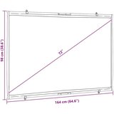 vidaXL Projekcijsko platno Stensko viseče 72-palčno 16:9 | Shoptok.si