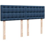 Krevet s oprugama i madracem plavi 140 x 190 cm od tkanine | shoptok.hr