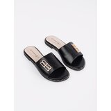 GOODIN Black women's flip-flops on a flat sole | Shoptok.si