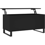  Stolić za kavu crni 90 x 44,5 x 45 cm od konstruiranog drva | shoptok.hr