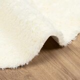  Čupavi tepih s visokim vlaknima krem 300x200 cm poliester | shoptok.hr
