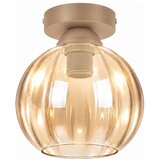 Brilagi LED Plafonsko svetlo R GLASS 1xE27/60W/230V prečnik 18 cm bež/zadimljeno bež u