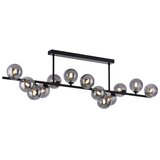 SCHÖNER WOHNEN 14505-18 - led luster na šipci dubai 13xG9/3W/230V crna/dimljena | Eponuda.com