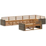  Set vanjskih sofa 8 kom. Prirodna | shoptok.hr