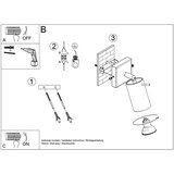 Nice Lamps Krem zidna lampa Etna – | shoptok.hr