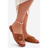 Boto Classic Women's Flat Sandals Beige Scazze | ePonuda.com
