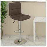  Barski stolček rjavo umetno usnje | Shoptok.si