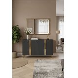Hanah home komoda s ladicama, antracit Slike