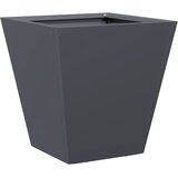  Vrtne sadilice 2 kom antracit 30x30x30 cm čelične | shoptok.hr