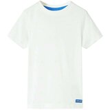  Dječja majica prljavo bijela boja 128 | shoptok.hr