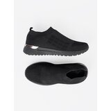 Shelvt Black sneakers slip-on with mesh upper | ePonuda.com