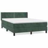 The Living Store Box spring postelja z vzmetnico temno zelena 140x200 cm žamet - Box Spring Postelja, (21492343) | Shoptok.si
