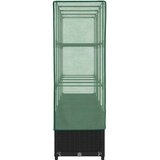  Povišena gredica s pokrovom za staklenik izgled ratana 160x40x138 cm | Eponuda.com
