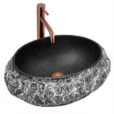 REA Bath Nadgradni umivaonik Mika Gabro Black | shoptok.hr