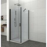 Sanotechnik nihajna vrata T90B + fiksno steklo F80B2 | Shoptok.si