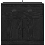  Highboard Crni hrast 70 x 35,5 x 67,5 cm Konstruirano drvo | shoptok.hr