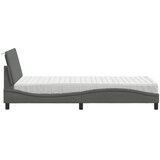  Krevet s madracem Hanko tamnosivi 90 x 190 cm od tkanine | shoptok.hr