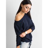 BASIC Feel Good Blouse-RV-BZ-4691.37P-navy blue | Shoptok.si