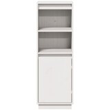  Visoka komoda bijela 37 x 34 x 110 cm od masivne borovine | Eponuda.com