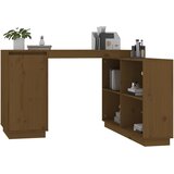  Radni stol smeđa boja meda 110 x 50 x 75 cm od masivne borovine | shoptok.hr