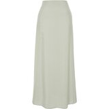 Trendyol Maxi Length Woven Skirt with Mint Modal Content cene