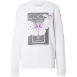 EINSTEIN & NEWTON Sweater majica 'Perfume Klara Geist' tamo siva / ljubičasta / narančasta / bijela