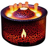 Venisymlis Vlažilec Volcano Tihi Razpršilnik Plamena: 500 Ml Vlažilec Meglice, 2 Načina, Aromaterapevtski Difuzor Brez Vode S Samodejnim Izklopom, (22060946) | Shoptok.si