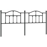  Metalno uzglavlje crno 200 cm | shoptok.hr