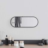  Zidno ogledalo crna 40x15 cm ovalno Cijene
