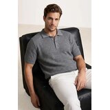 Trendyol Muška majica Tmnss26Po00027, Siva Cene
