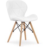 Brandless Stol iz eko usnja LAGO - bel x 3, (22030490) | Shoptok.si