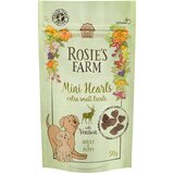 Rosie's Farm Snacks Puppy & Adult "Mini Hearts" divljač - 50 g | shoptok.hr