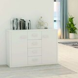  Komoda bijela 88 x 30 x 65 cm od konstruiranog drva Cijene