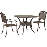 Set vrtnih stolova 3 pcs Bronzana Liveni aluminij | Eponuda.com