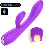 Sex HD Muses - punjivi, vodootporni grijaći vibrator (ljubičasti) | shoptok.hr