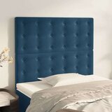  Uzglavlja 2 kom tamnoplava 90x5x78/88 cm baršunasta | shoptok.hr