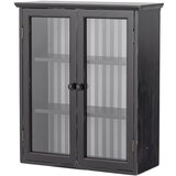 Bloomingville Crna viseća vitrina od masivne jele 51,5x66,5x22,5 cm Hazem – | shoptok.hr