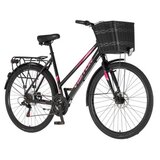 Visitor bicikl city crx city 28" alu 21" disk dupl 18 brzina 167-192cm (l/xl) crno roze perla uv sja 1282123 | Eponuda.com