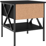vidaXL Nočna omarica 2 kosa črna 40x42x45 cm inženirski les | Shoptok.si