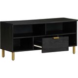 TV ormarić crni 100 x 33 x 46 cm od konstruiranog drva | shoptok.hr