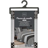 Douceur d intérieur Črno-bela bombažna posteljnina za zakonsko posteljo/podaljšana z rjuho/6-delna 240x220 cm Meiko – | Shoptok.si