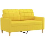  3-dijelni set sofa s jastucima svjetložuti od tkanine | shoptok.hr