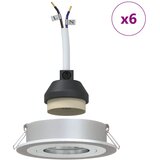 REFLEKTOR 6 pcs Srebrno 9 x 9 x 2 cm Aluminij | shoptok.hr
