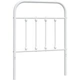 Maison Chic kovinsko posteljno vzglavje - vzglavna omarica - nočna omarica belo 75 cm, (21704997) | Shoptok.si