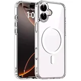 Silikonski ovitek za Apple iPhone 16 Plus, Magsafe, prozoren